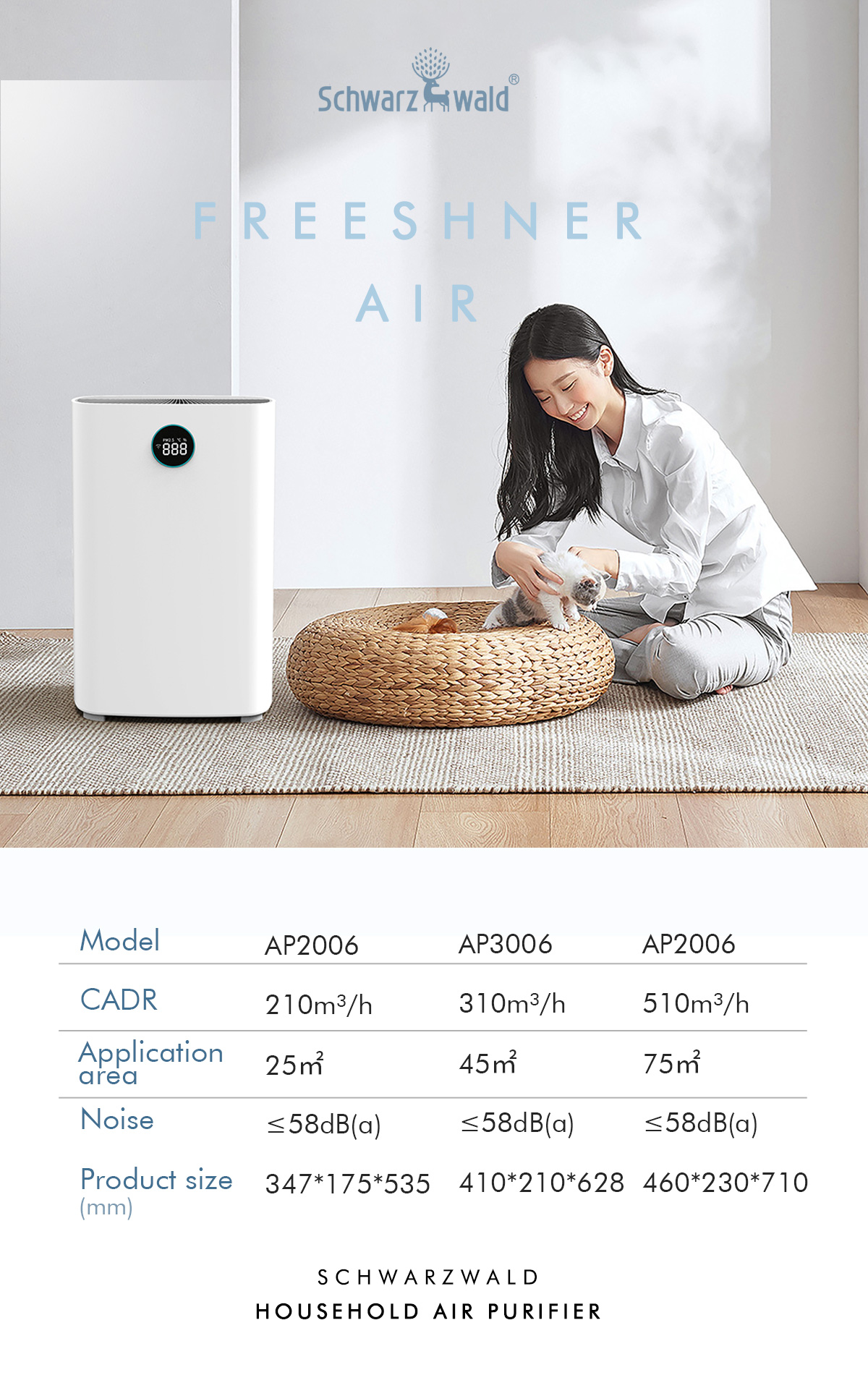 Familia ionizer Hepa Aeris Purifier