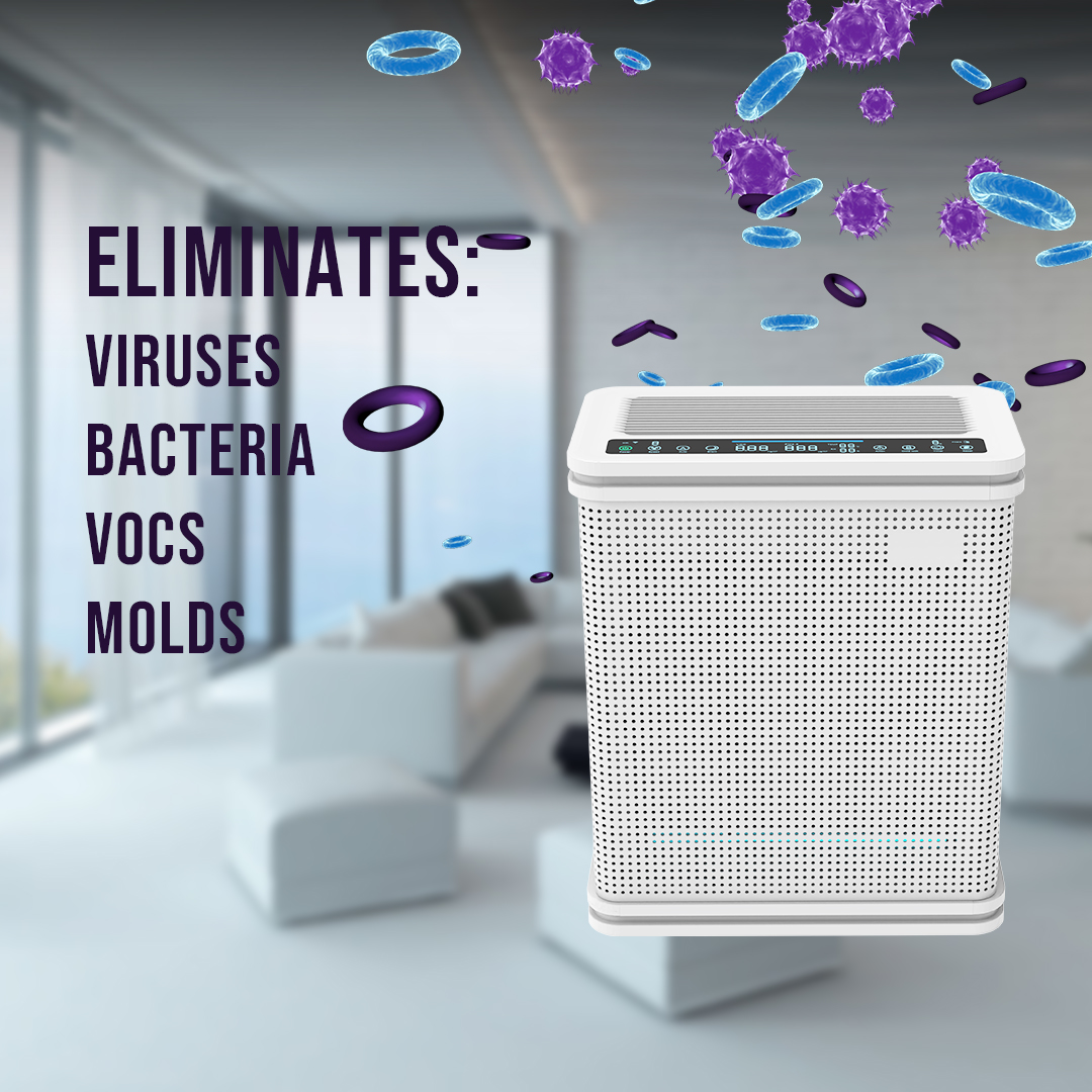 Domus Ionic Aura Aeris Purifier Remove Bacteria