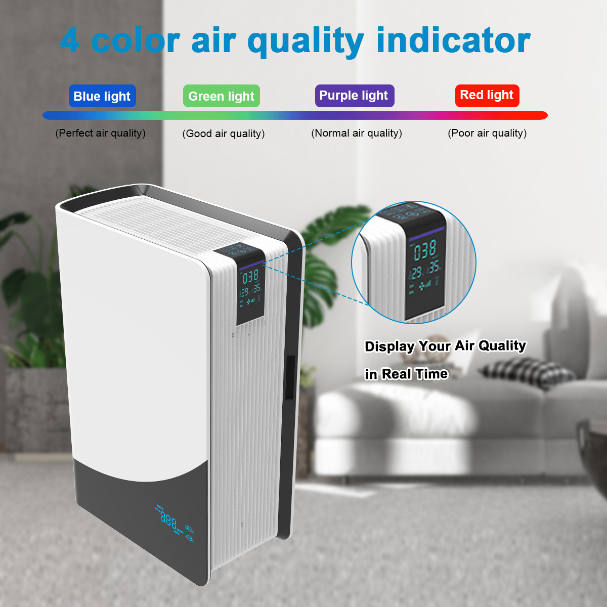 Factory HEPA filter Home mobile Aeris Purifier