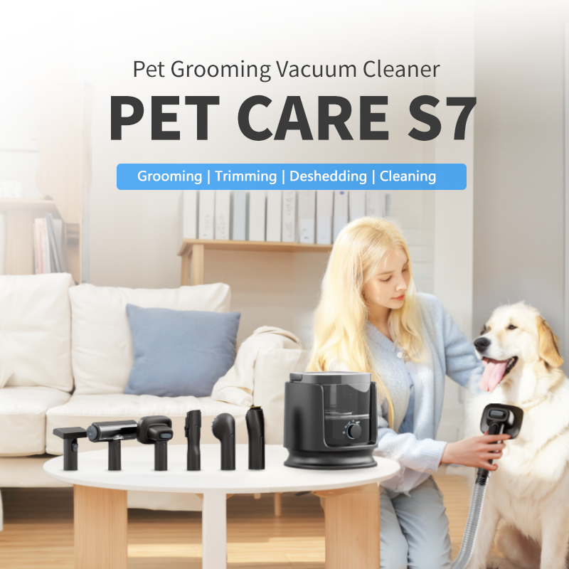 Canis Grooming vacuum Ornamentum 3.5L Pulvis Cup Minimum sonitus Effundentes felem pet capillus grooming vacuo lautus pro magna canibus